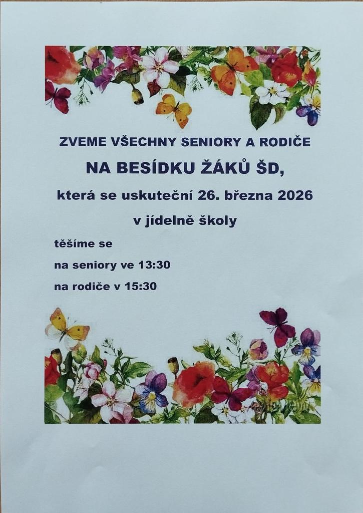 Plakát jarní besídka