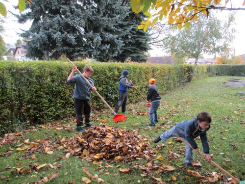 Podzimní úklid zahrady