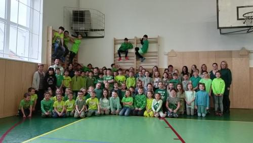 V úterý jsme do&nbsp;školy přišli v&nbsp;zelené barvě. 1