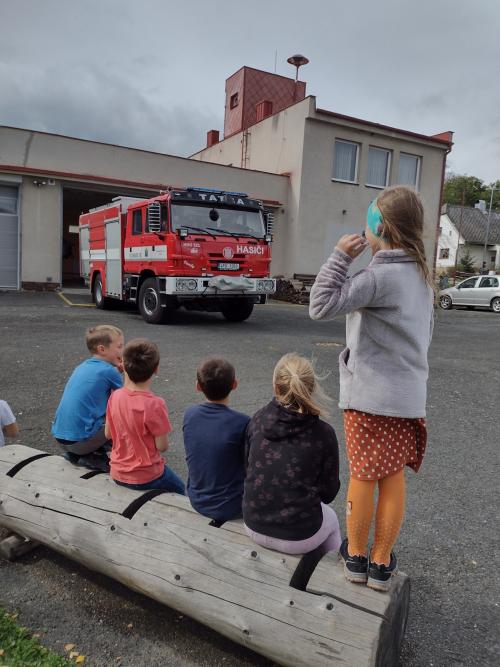 Náhodná přítomnost u ostrého výjezdu hasičů