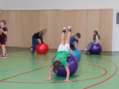 Céčko v tělocvičně