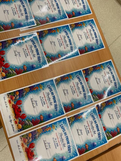 Zápis do 1. ročníku ZŠ Postřekov